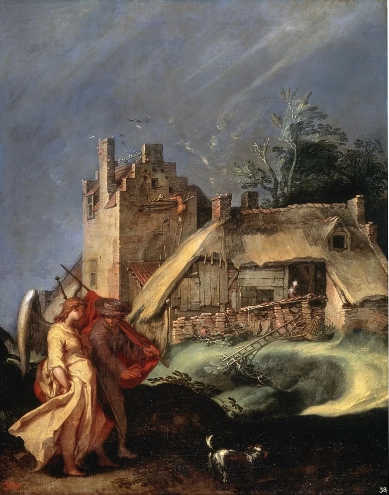 Paesaggio con Tobia e l'angelo - State Hermitage Museum, St. Petersburg